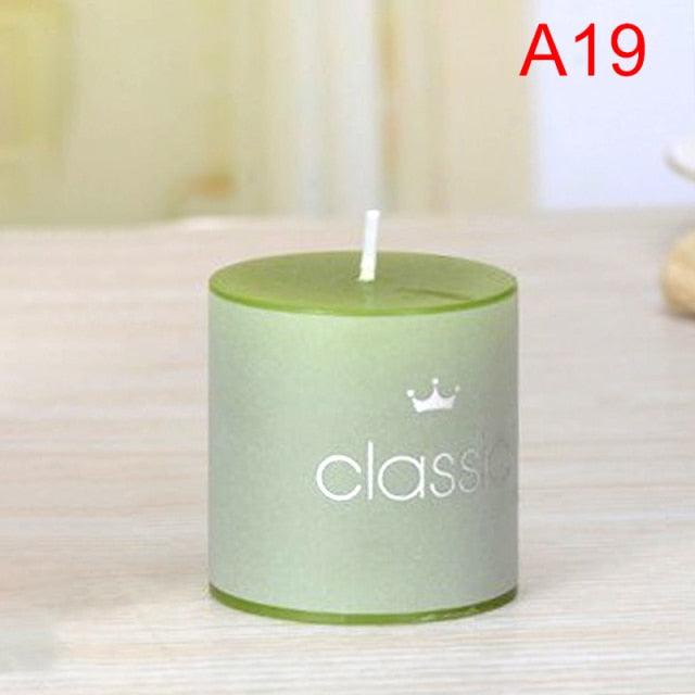 Scented Candle Candles For Home Scented 100 Hour Long Lasting Aromatherapy Candle Highly Scented & Soy Jar Candle Gift Lavender Classic Cylindrical Birthday Romantic Small Candle Wedding Western Food Candlestick Column Wax Stevvex