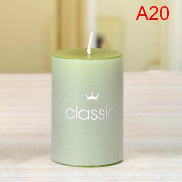 Scented Candle Candles For Home Scented 100 Hour Long Lasting Aromatherapy Candle Highly Scented & Soy Jar Candle Gift Lavender Classic Cylindrical Birthday Romantic Small Candle Wedding Western Food Candlestick Column Wax Stevvex