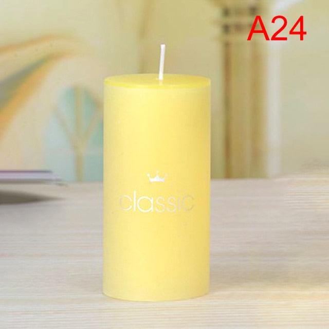 Scented Candle Candles For Home Scented 100 Hour Long Lasting Aromatherapy Candle Highly Scented & Soy Jar Candle Gift Lavender Classic Cylindrical Birthday Romantic Small Candle Wedding Western Food Candlestick Column Wax Stevvex