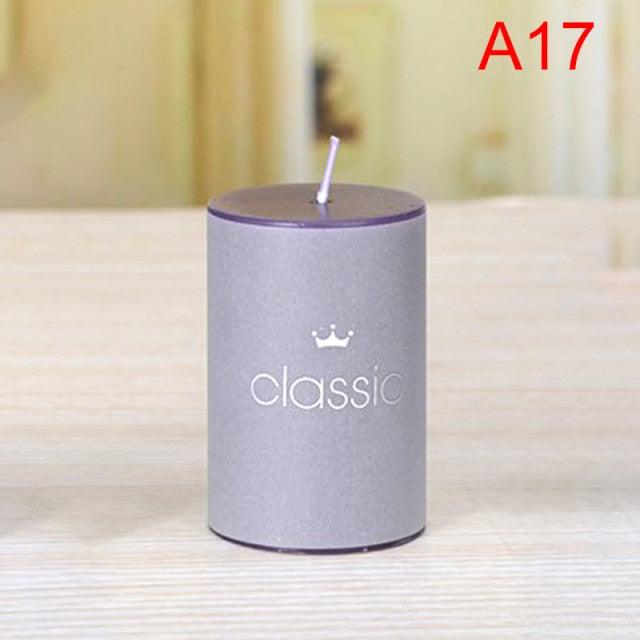 Scented Candle Candles For Home Scented 100 Hour Long Lasting Aromatherapy Candle Highly Scented & Soy Jar Candle Gift Lavender Classic Cylindrical Birthday Romantic Small Candle Wedding Western Food Candlestick Column Wax Stevvex