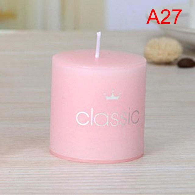Scented Candle Candles For Home Scented 100 Hour Long Lasting Aromatherapy Candle Highly Scented & Soy Jar Candle Gift Lavender Classic Cylindrical Birthday Romantic Small Candle Wedding Western Food Candlestick Column Wax Stevvex