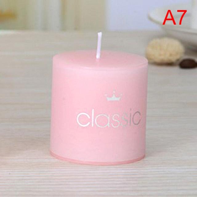 Scented Candle Candles For Home Scented 100 Hour Long Lasting Aromatherapy Candle Highly Scented & Soy Jar Candle Gift Lavender Classic Cylindrical Birthday Romantic Small Candle Wedding Western Food Candlestick Column Wax Stevvex