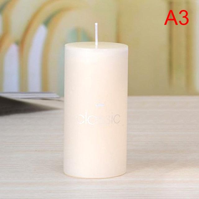 Scented Candle Candles For Home Scented 100 Hour Long Lasting Aromatherapy Candle Highly Scented & Soy Jar Candle Gift Lavender Classic Cylindrical Birthday Romantic Small Candle Wedding Western Food Candlestick Column Wax Stevvex