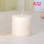 Scented Candle Candles For Home Scented 100 Hour Long Lasting Aromatherapy Candle Highly Scented & Soy Jar Candle Gift Lavender Classic Cylindrical Birthday Romantic Small Candle Wedding Western Food Candlestick Column Wax Stevvex