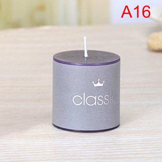 Scented Candle Candles For Home Scented 100 Hour Long Lasting Aromatherapy Candle Highly Scented & Soy Jar Candle Gift Lavender Classic Cylindrical Birthday Romantic Small Candle Wedding Western Food Candlestick Column Wax Stevvex