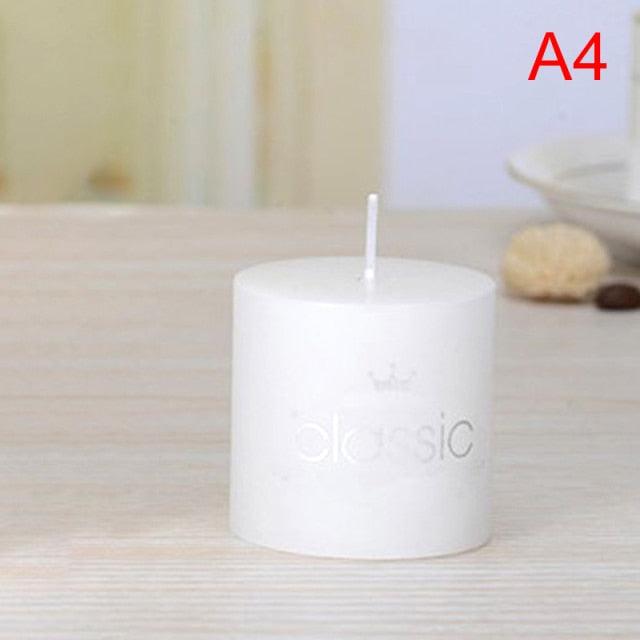 Scented Candle Candles For Home Scented 100 Hour Long Lasting Aromatherapy Candle Highly Scented & Soy Jar Candle Gift Lavender Classic Cylindrical Birthday Romantic Small Candle Wedding Western Food Candlestick Column Wax Stevvex