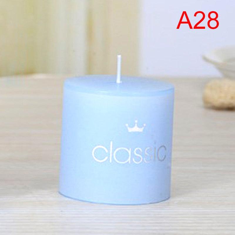 Scented Candle Candles For Home Scented 100 Hour Long Lasting Aromatherapy Candle Highly Scented & Soy Jar Candle Gift Lavender Classic Cylindrical Birthday Romantic Small Candle Wedding Western Food Candlestick Column Wax Stevvex