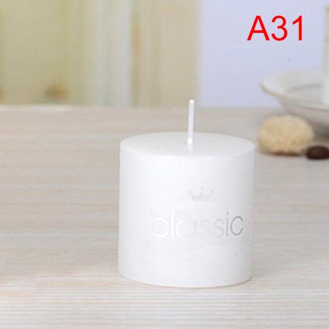 Scented Candle Candles For Home Scented 100 Hour Long Lasting Aromatherapy Candle Highly Scented & Soy Jar Candle Gift Lavender Classic Cylindrical Birthday Romantic Small Candle Wedding Western Food Candlestick Column Wax Stevvex