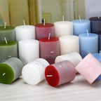 Scented Candle Candles For Home Scented 100 Hour Long Lasting Aromatherapy Candle Highly Scented & Soy Jar Candle Gift Lavender Classic Cylindrical Birthday Romantic Small Candle Wedding Western Food Candlestick Column Wax Stevvex