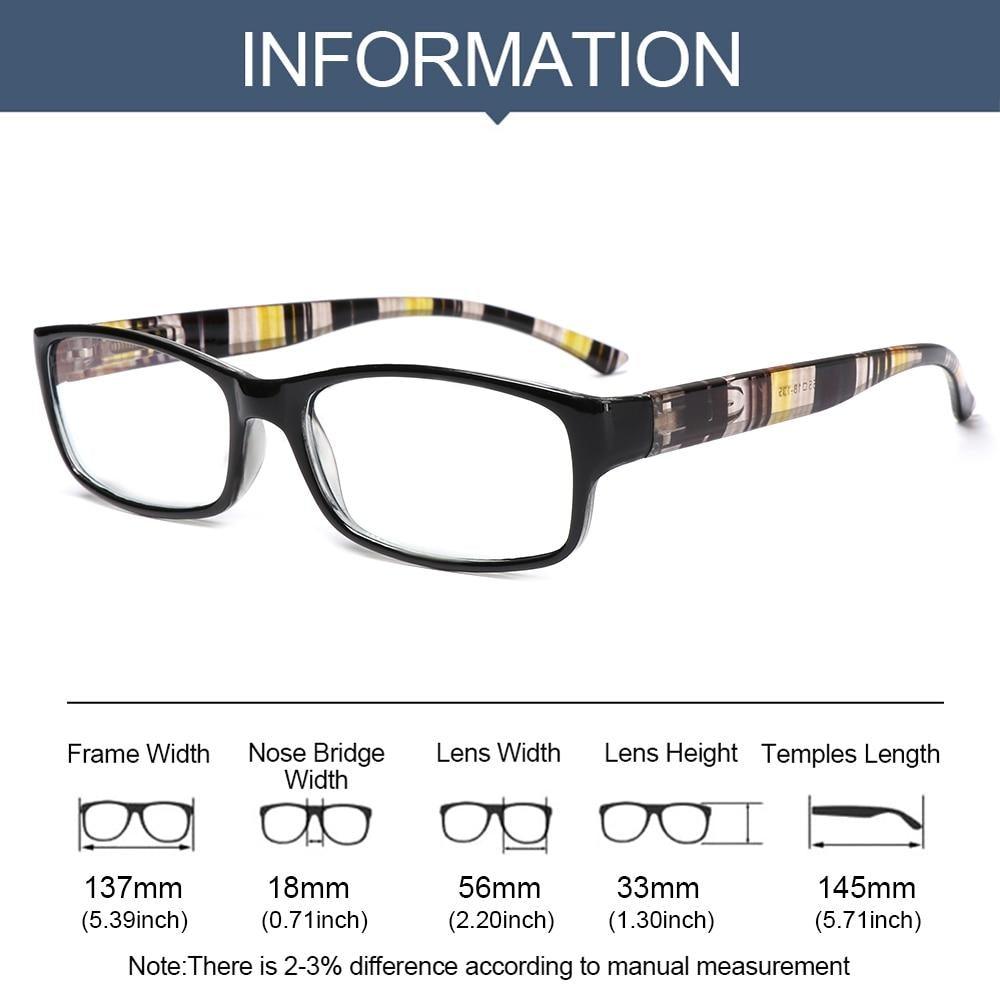 Hot Unisex Reading Glasses Print Glasses Frame Presbyopic Lens Retro Magnifier Diopter Eyeglasses Eyewear Vision Care And Spring Hinge Comfort Readers Plastic Sun Readers Stevvex