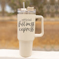 Hot Mess 40oz Tumbler With Lid And Straw - Insulated Travel Cup BandsCo Straps
