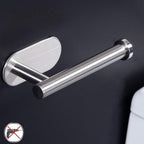 Household Toilet Roll Holder Self Adhesive Toilet Paper Holder For Bathroom Stick On Wall Stainless Steel Toilet Paper  Racks Toilet Paper Holder Self Adhesive Bathroom Paper Towel Roll Holder Wall Mount Stevvex