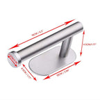 Household Toilet Roll Holder Self Adhesive Toilet Paper Holder For Bathroom Stick On Wall Stainless Steel Toilet Paper  Racks Toilet Paper Holder Self Adhesive Bathroom Paper Towel Roll Holder Wall Mount Stevvex
