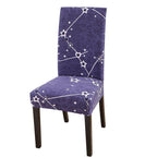 Housmife Printed Stretch Chair Cover Big Elastic Seat Chair Covers Slipcovers Restaurant Banquet Home Dining Party Decoration Stretch Spandex Removable Washable Anti-dust Seat Slipcover  Protector for Hotel Office Ceremony Banquet Stevvex