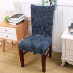 Housmife Printed Stretch Chair Cover Big Elastic Seat Chair Covers Slipcovers Restaurant Banquet Home Dining Party Decoration Stretch Spandex Removable Washable Anti-dust Seat Slipcover  Protector for Hotel Office Ceremony Banquet Stevvex