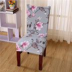 Housmife Printed Stretch Chair Cover Big Elastic Seat Chair Covers Slipcovers Restaurant Banquet Home Dining Party Decoration Stretch Spandex Removable Washable Anti-dust Seat Slipcover  Protector for Hotel Office Ceremony Banquet Stevvex