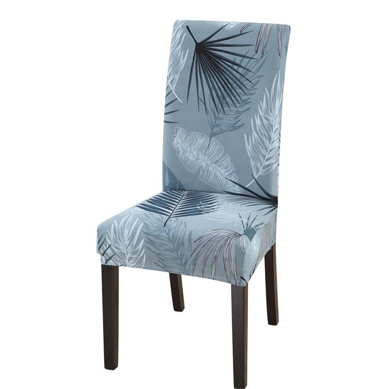 Housmife Printed Stretch Chair Cover Big Elastic Seat Chair Covers Slipcovers Restaurant Banquet Home Dining Party Decoration Stretch Spandex Removable Washable Anti-dust Seat Slipcover  Protector for Hotel Office Ceremony Banquet Stevvex
