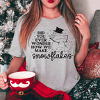 How Snowflakes Are Made Tee