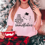 How Snowflakes Are Made Tee