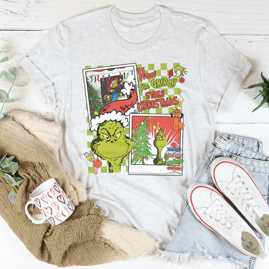 How The Grinch Stole Christmas Tee Peachy Sunday