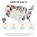 USA Photo Map Pastel - SJB-DIAMOND ELITES