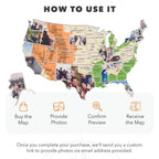 USA Photo Map Physical - SJB-DIAMOND ELITES