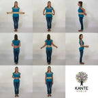 Red Blouse Huipil with Colorful Hand Stitched on - SJB-DIAMOND ELITES
