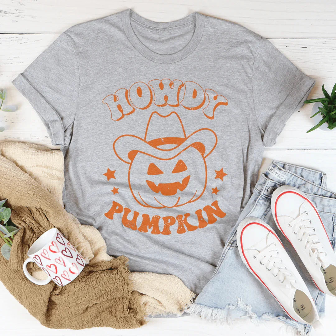Howdy Pumpkin Tee Peachy Sunday