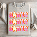 Howdy Western Sweatshirt Peachy Sunday