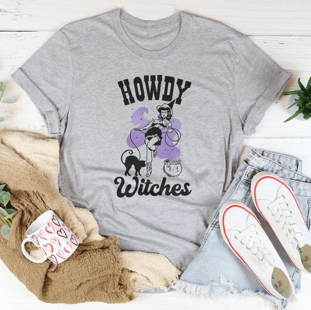 Howdy Witches Tee Peachy Sunday
