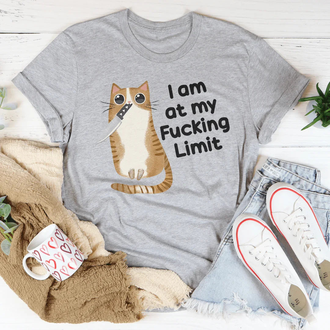 I Am At My F-cking Limit Tee Peachy Sunday