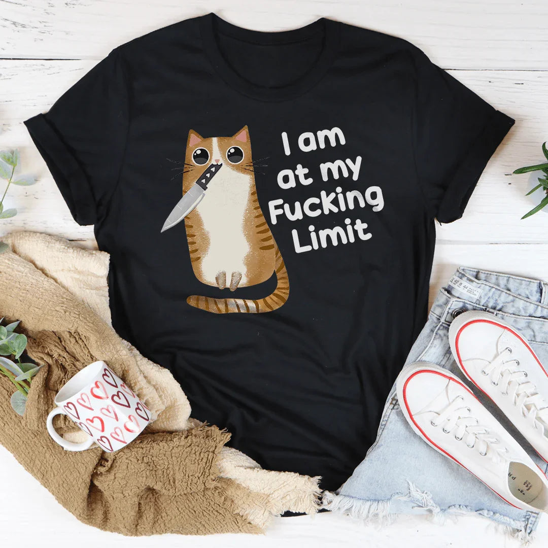 I Am At My F-cking Limit Tee Peachy Sunday