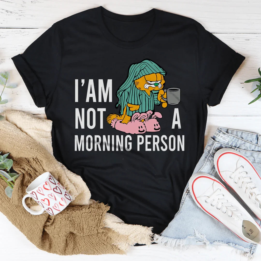 I’am Not A Morning Person Tee Peachy Sunday