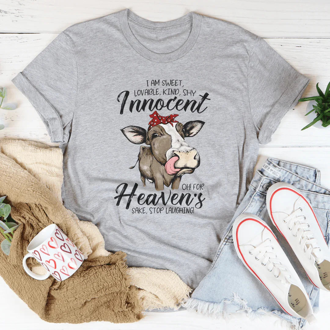 I Am Sweet Lovable Kind Shy Innocent Tee Peachy Sunday