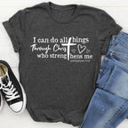I Can Do All Things Through Christ Tee - SJB-DIAMOND ELITES