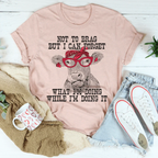 I Can Forget What I'm Doing While I'm Doing It Cow Tee Peachy Sunday