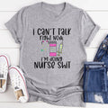 I Can't Talk Right Now I'm Doing Nurse Stuff Tee - SJB-DIAMOND ELITES