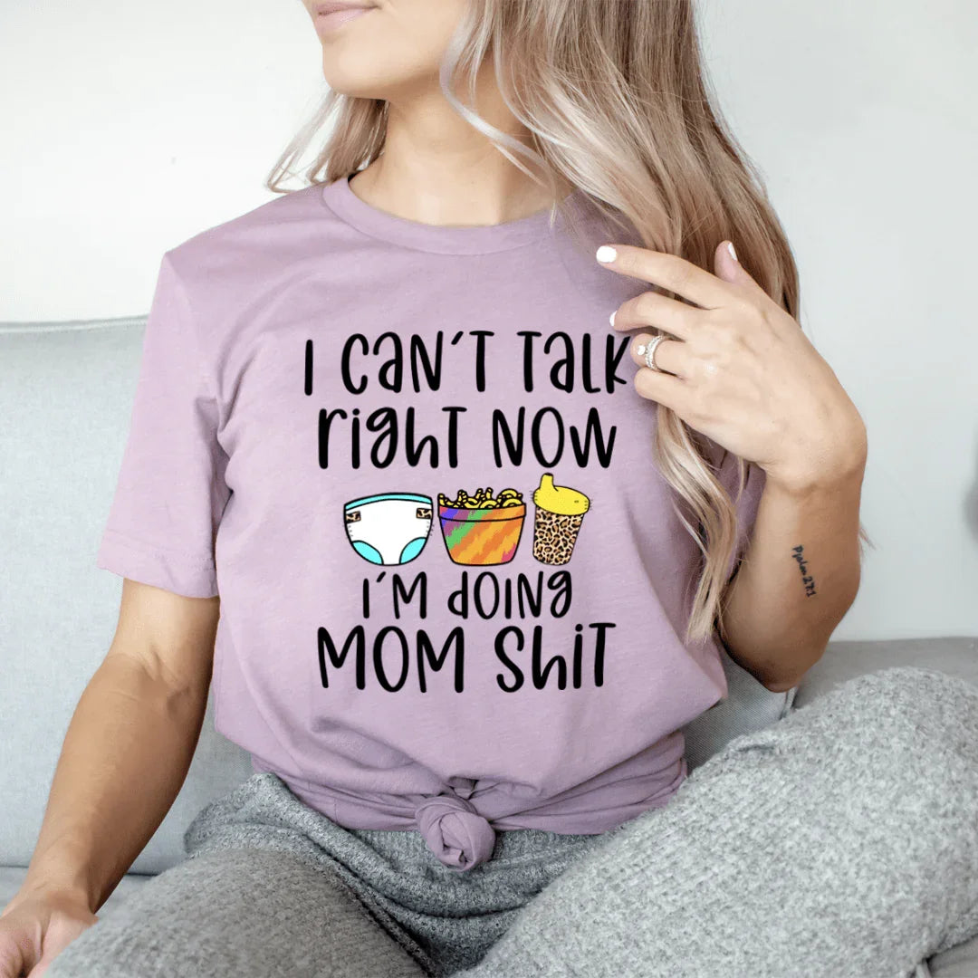 I Can't Talk Right Now Tee - SJB-DIAMOND ELITES