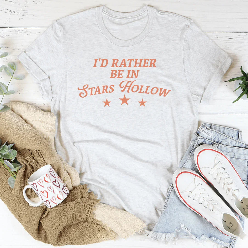 I'd Rather Be In Stars Hollow Tee Peachy Sunday