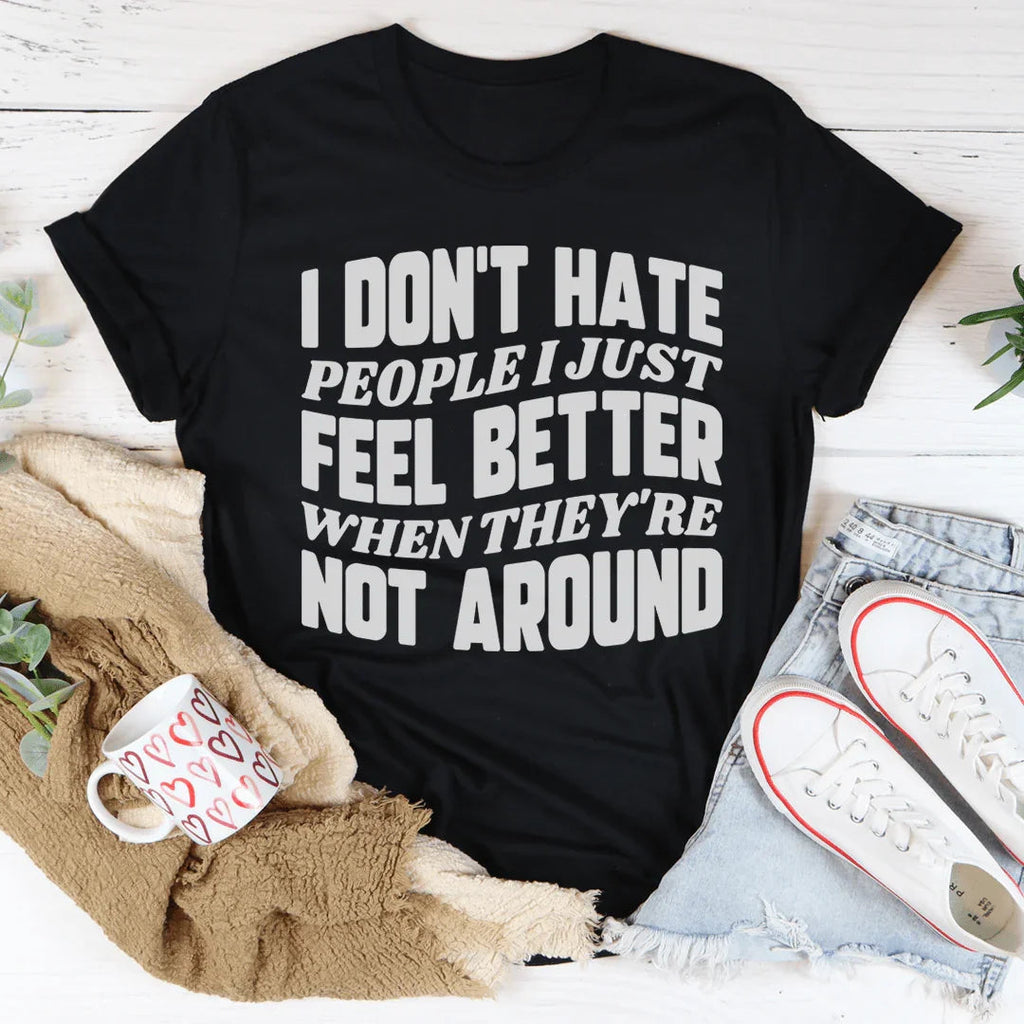 I Don't Hate People Tee - SJB-DIAMOND ELITES