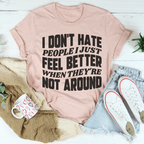 I Don't Hate People Tee - SJB-DIAMOND ELITES