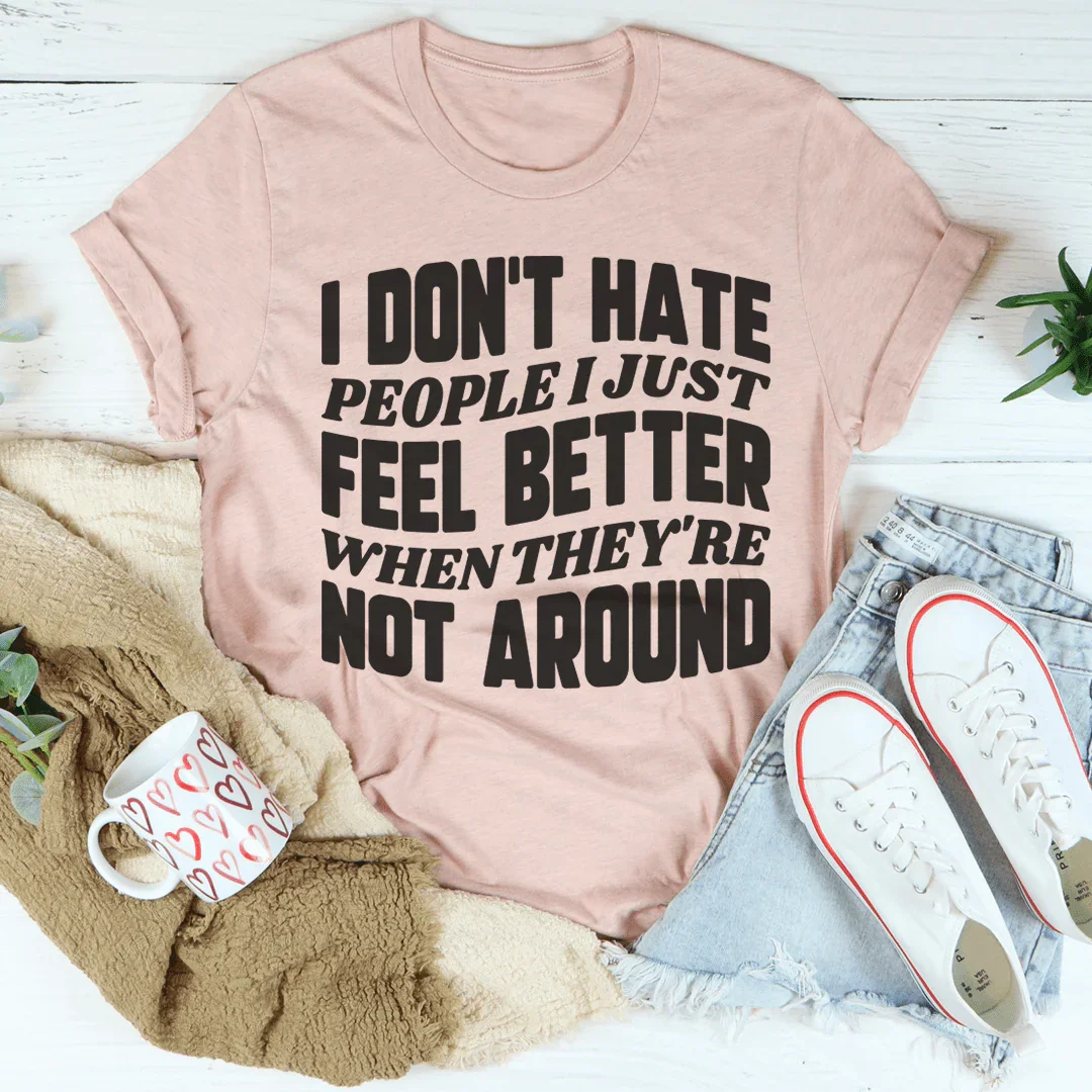 I Don't Hate People Tee - SJB-DIAMOND ELITES