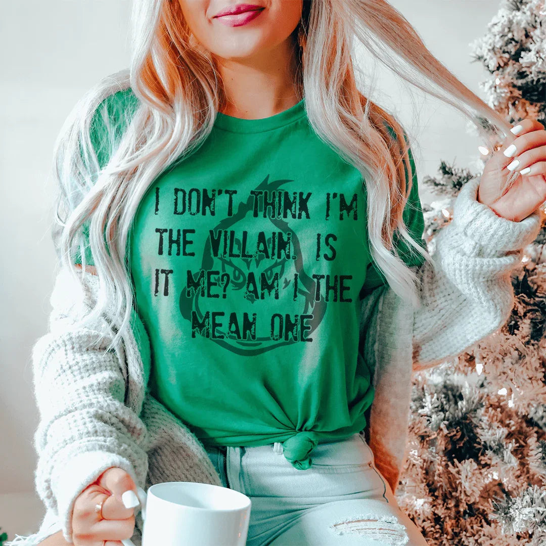 I Don't Think I'm The Villain Tee Peachy Sunday