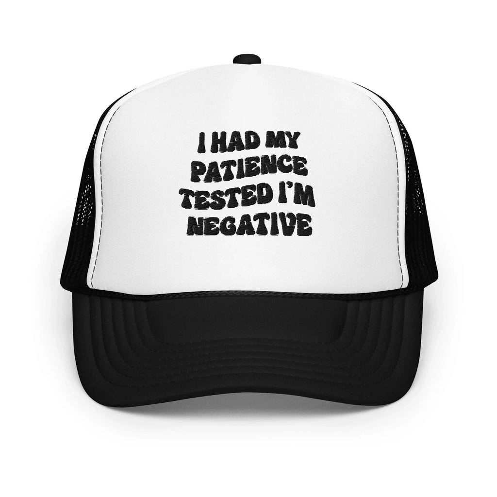 I Had Patience Trucker Hat Peachy Sunday