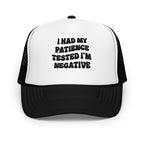 I Had Patience Trucker Hat Peachy Sunday