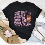 I Just Want To Lay In Bed Tee Peachy Sunday