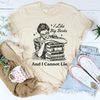 I Like Big Books And I Cannot Lie Tee Peachy Sunday