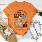 I Like My Books Spicy Tee Peachy Sunday