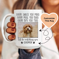 I’ll Be Watching You Custom Pet Mug Peachy Sunday