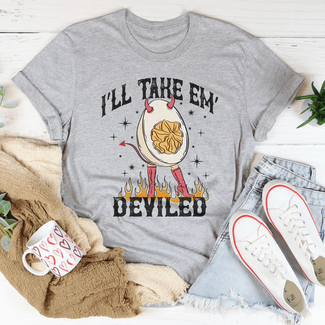 I'll Take Em Deviled Tee Peachy Sunday